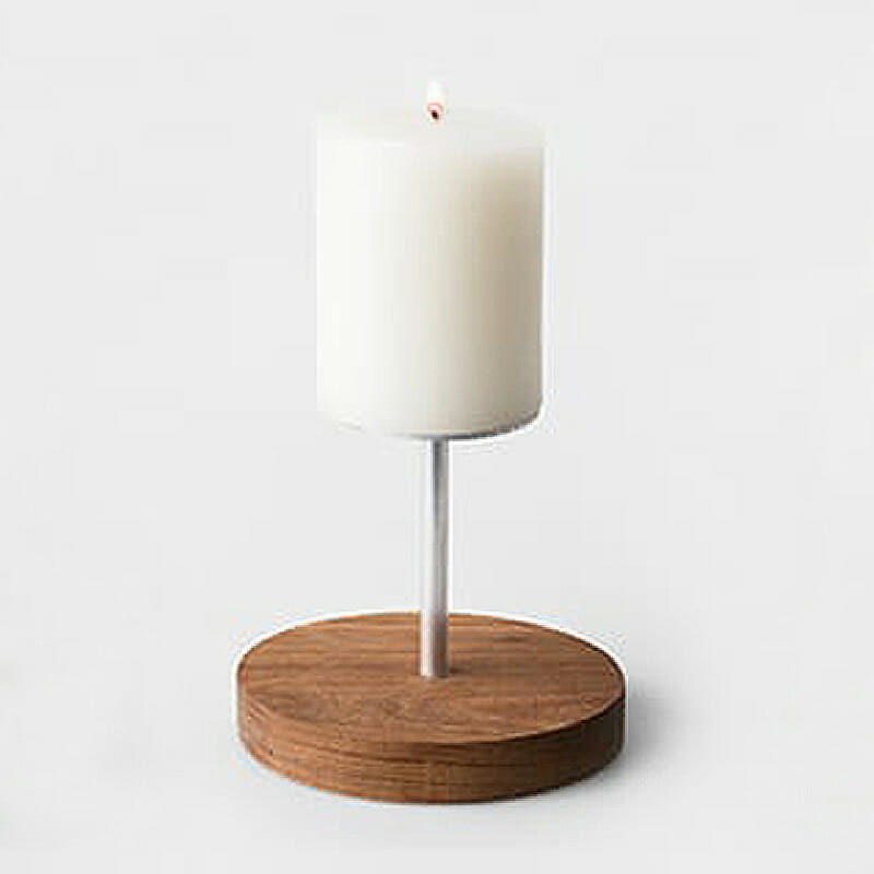 Elevated Candle stand single lit