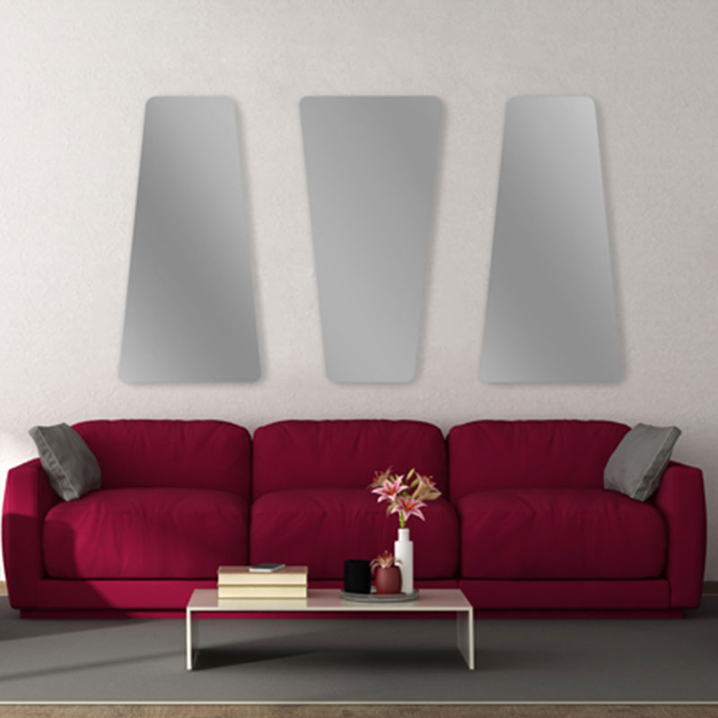 Birch Popsicle Frameless Mirror