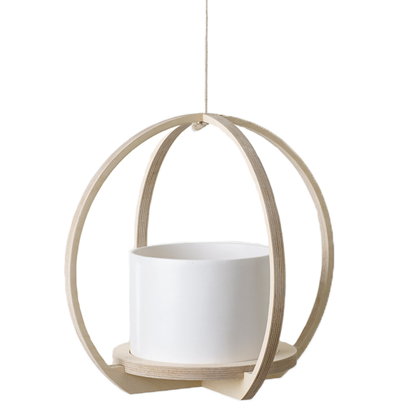 Circular Hanging Pot Plant Holder (Ceramic Pot Included)