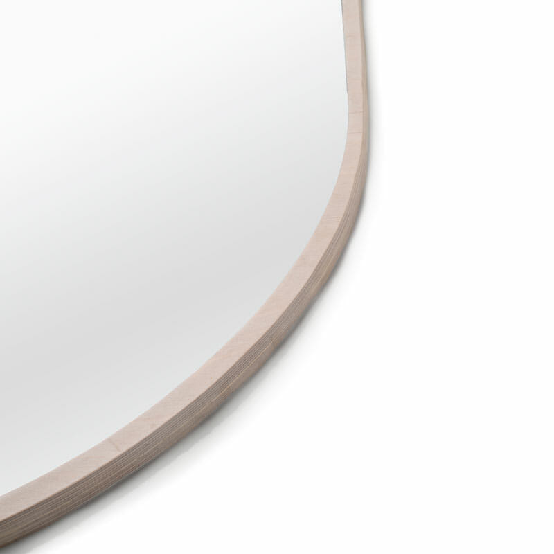 Birch Framed Pod Mirror - Image 4