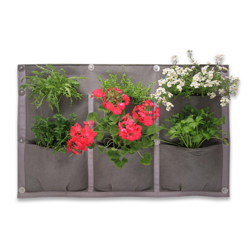 6 Pocket Wall Panel Planter feature