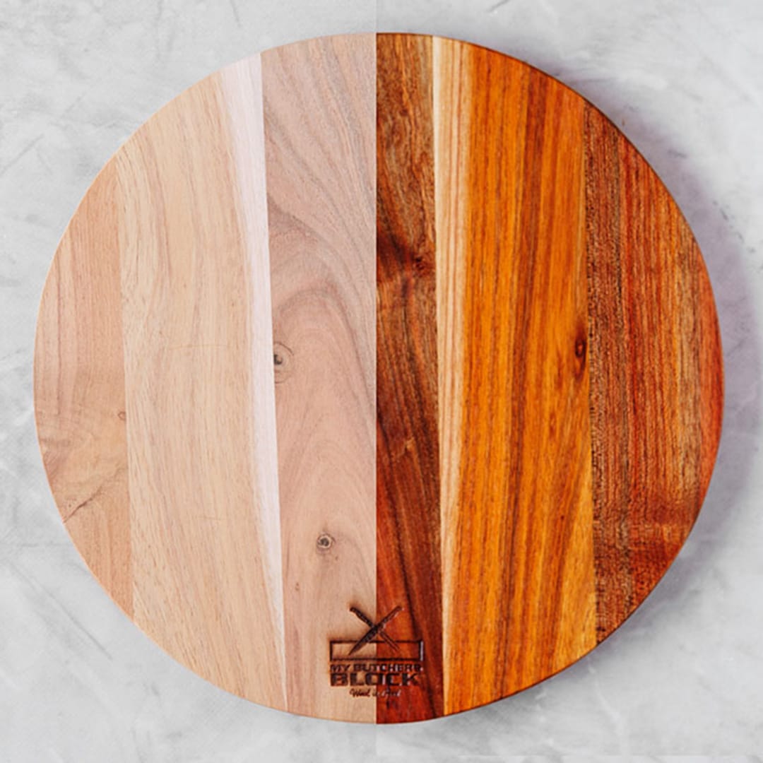 Mineral Woodcare Oil before and after