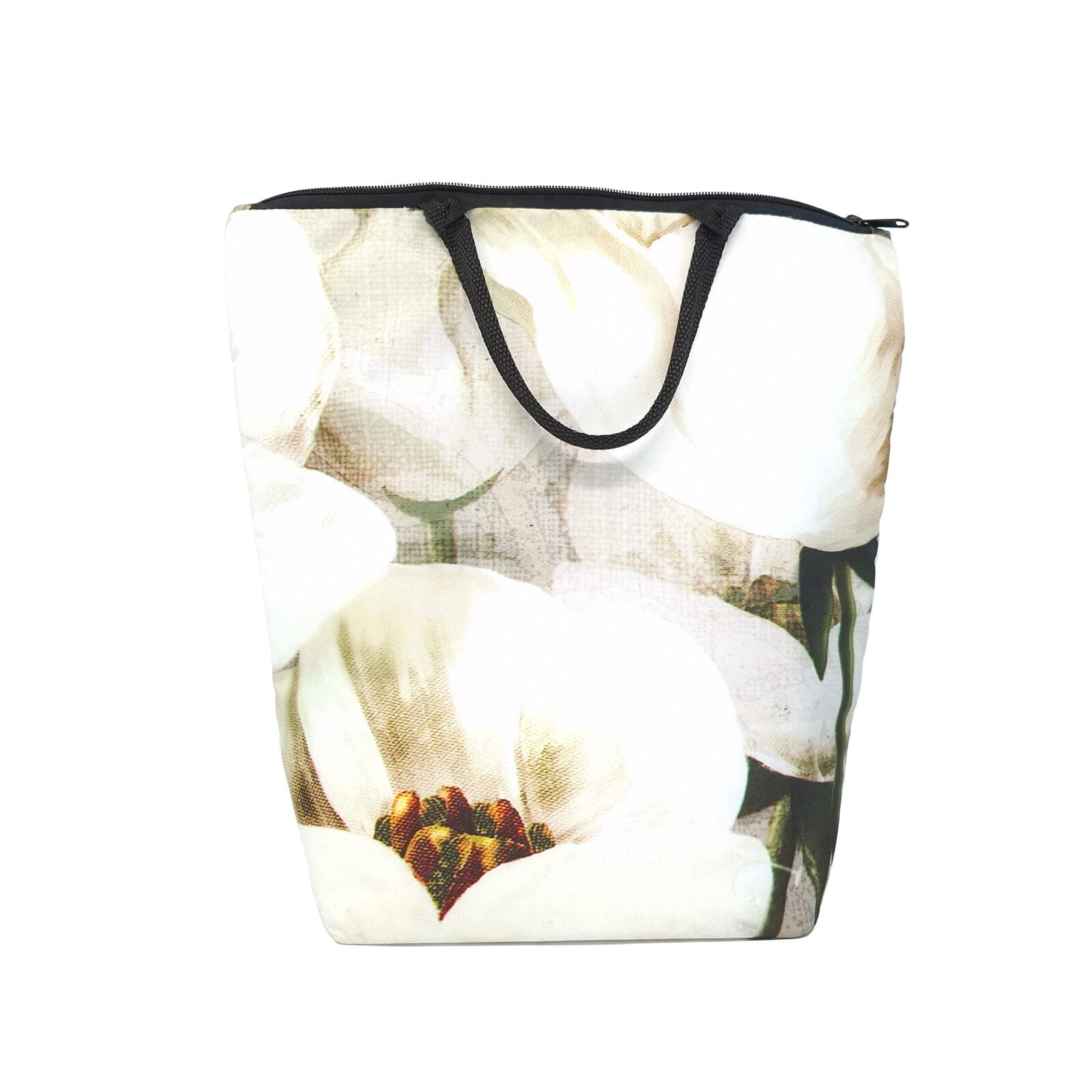 White Peonies Wine Cooler Bag - Image 4