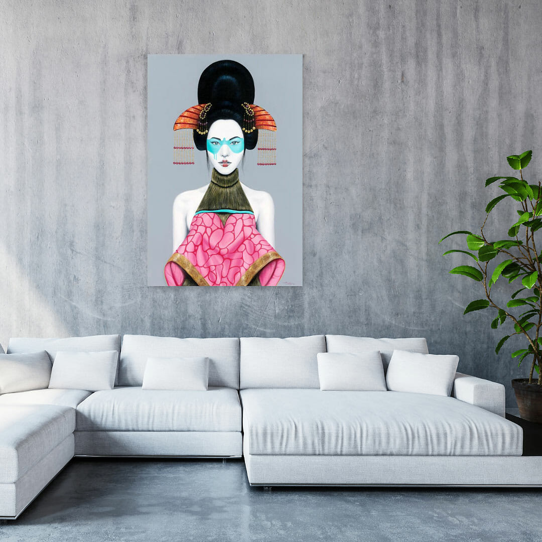 Tatsu - Geisha Girl Canvas Prints