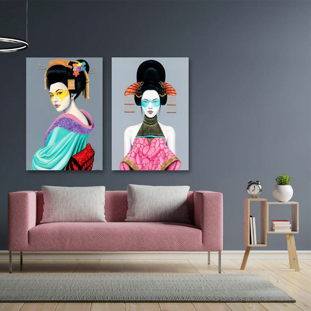 Tatsu - Geisha Girl Canvas Prints - Image 3