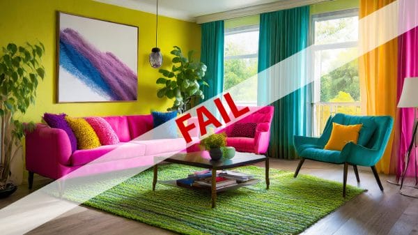 How to use bold colours in your home without overwhelming the space - tips & ideas