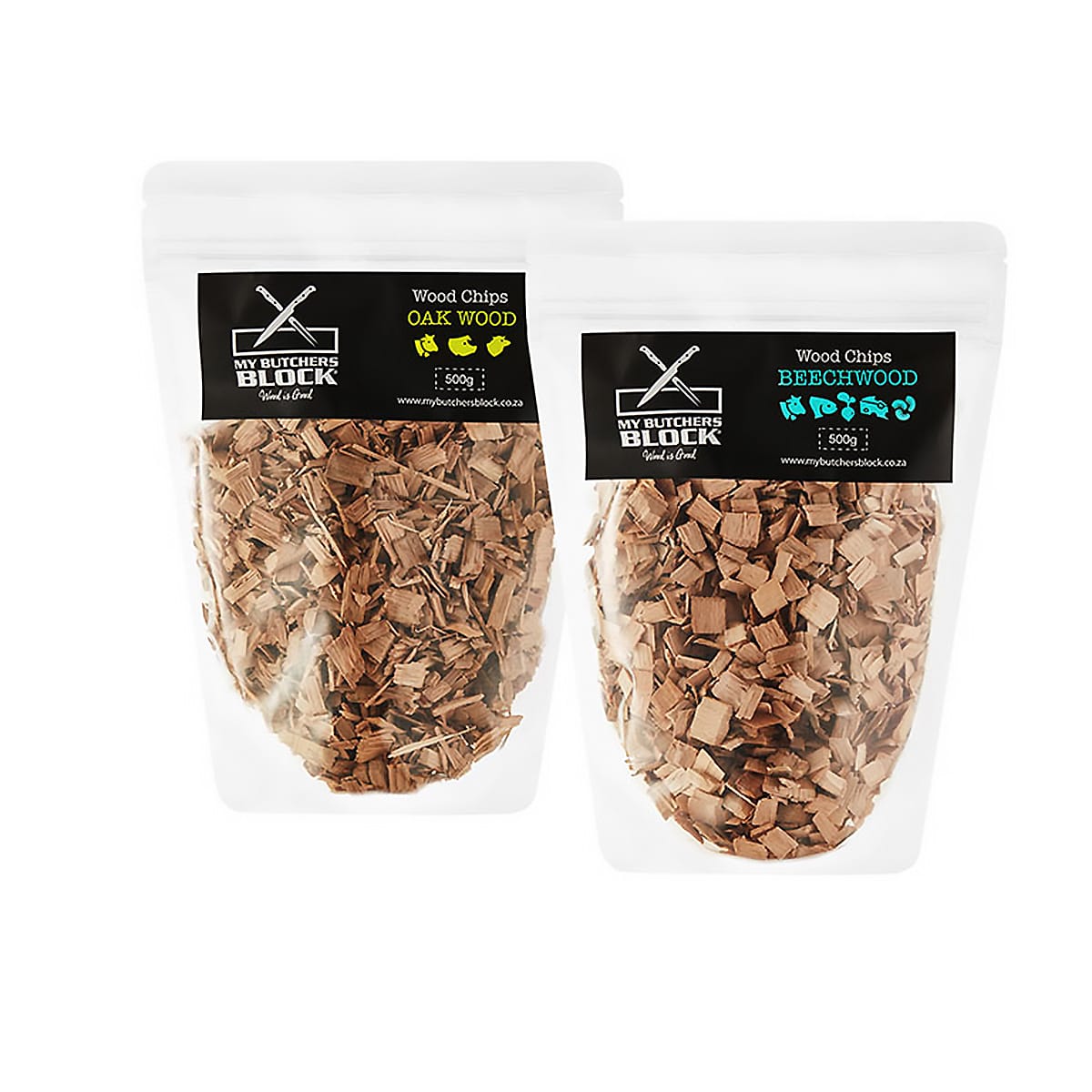 Food Smoking Wood Chips - 2 flavours