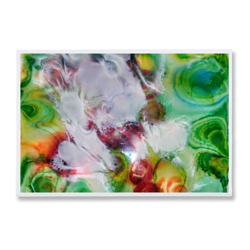 Granadilla - stretched canvas print White floating frame