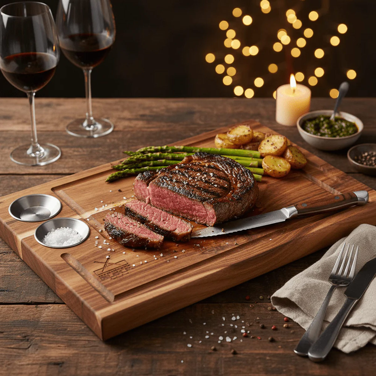 Steak Board Steak Knife Combo - Image 2