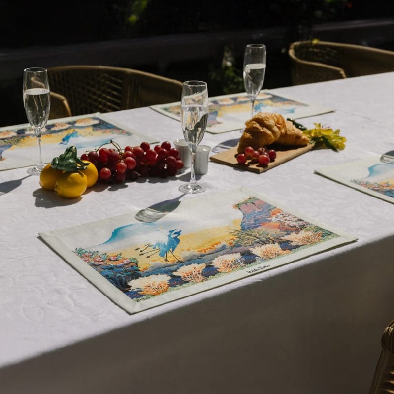 Karoo Birds In Flight Placemats by Walter Battiss