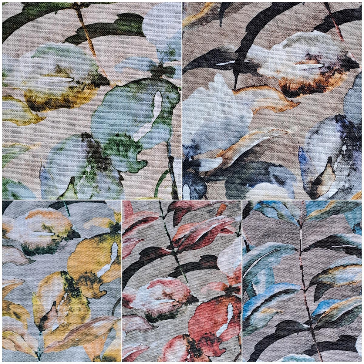 Laurel Fabric Colourways for Door Stops & Draft Stoppers