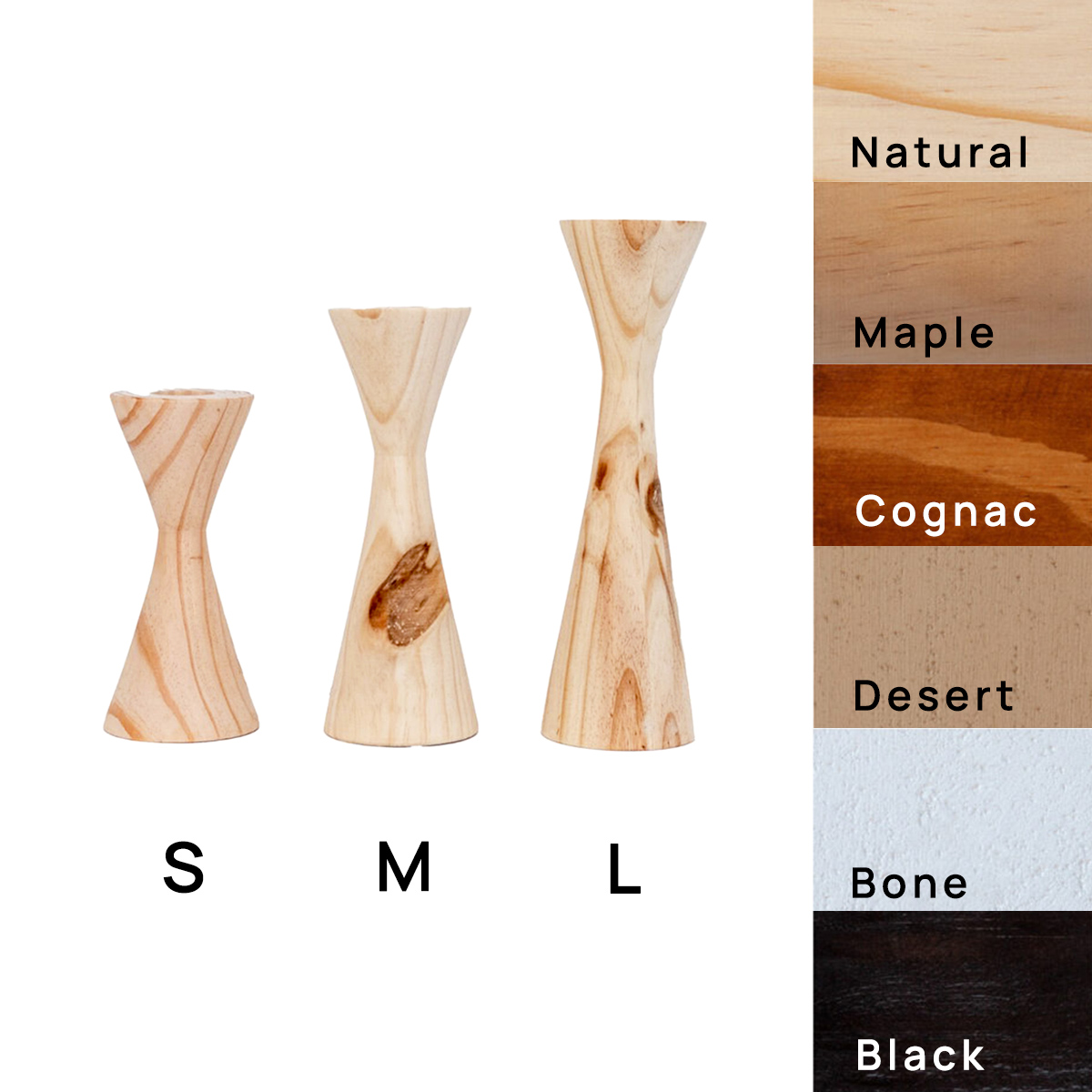 Geo Tealight Candle Holders - 3 sizes - 6 colours