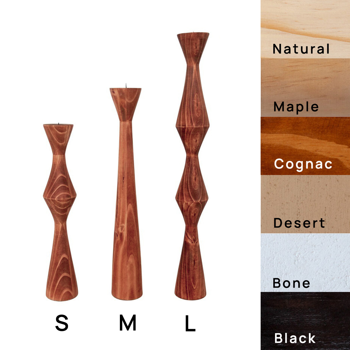 Geometric Floor Standing Candle Holders - 3 sizes - 6 colours
