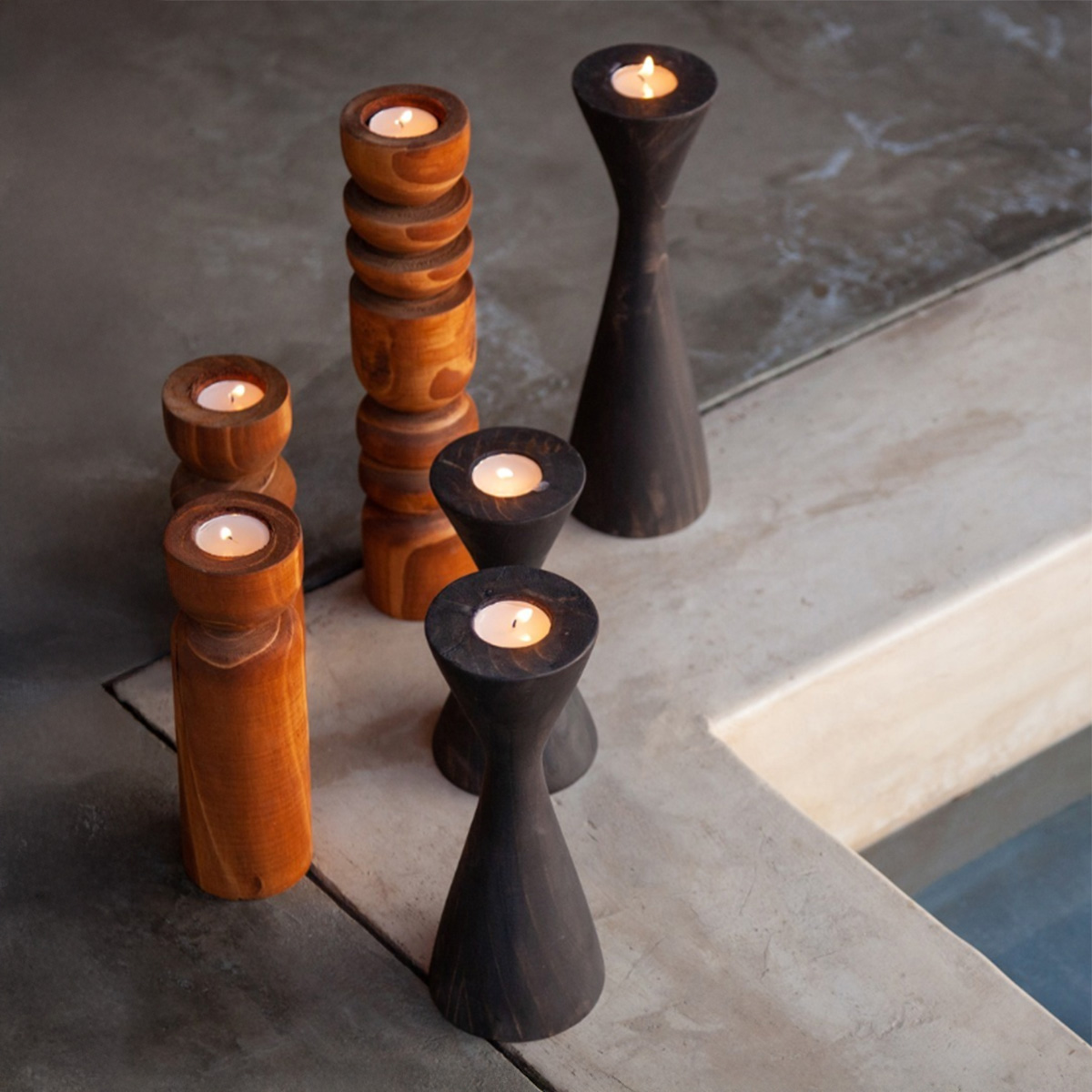 Geo Tealight Candle Holders - Image 3
